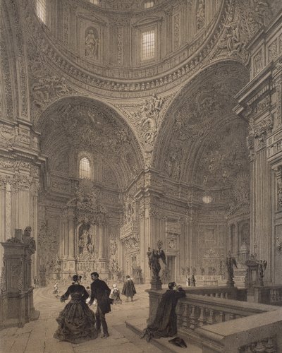Chapel of St. Ignatius of Loyola, Chiesa del Gesu, illustration from the album 